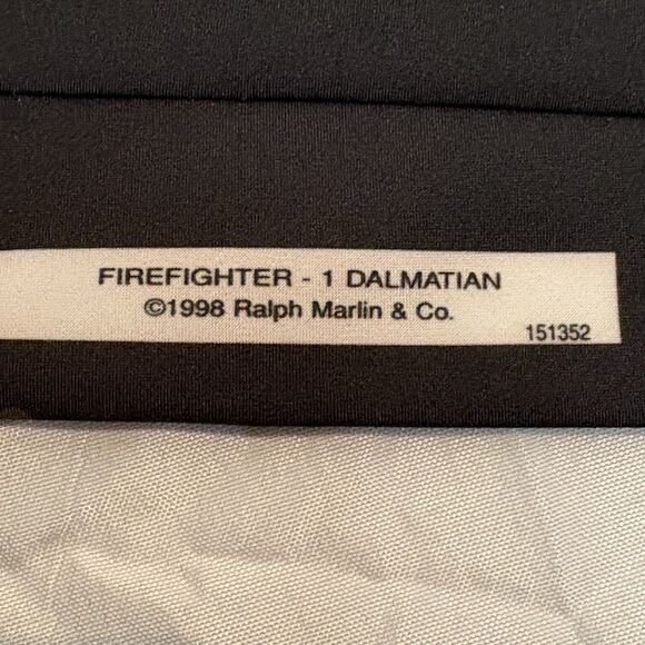 Vintage 1998 Ralph Marlin Firefighter - 1 Dalmatian Tie 56” - Picture 5 of 7